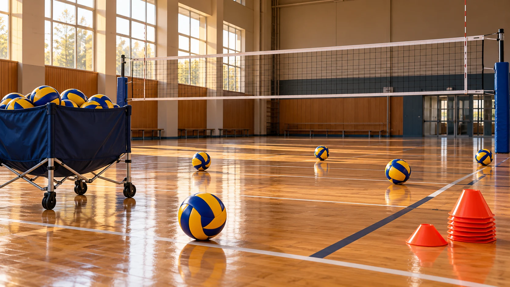 Volleyball equipment collection